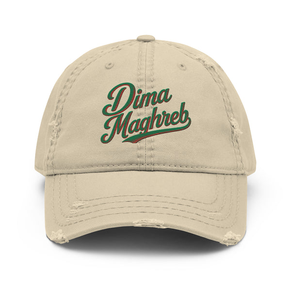 Casquette unisex signature Dima Maghreb Brodé effet Usé