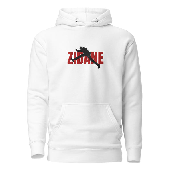 Sweat à Capuche signature ZIZOU brodé blanc