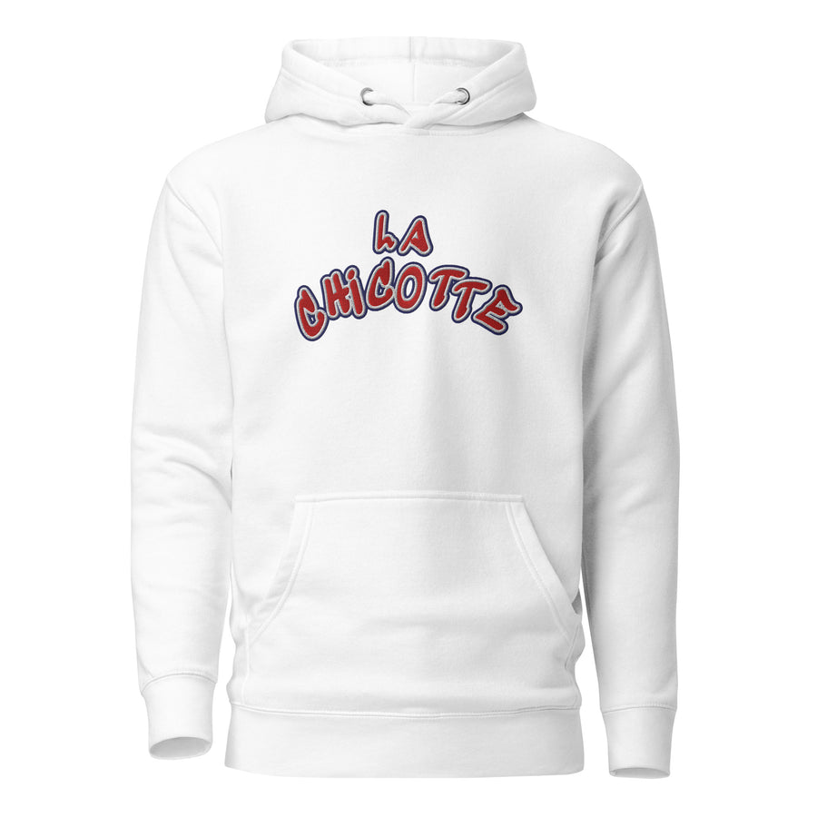 Sweat à Capuche signature La Chicotte brodé — Product mockup