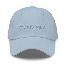 Casquette extensible unisex D'ZVIV MIMI bleu clair — vue de face