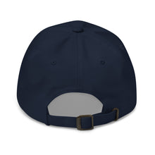 Casquette extensible unisex DZ brodé bleu marine — vue de dos