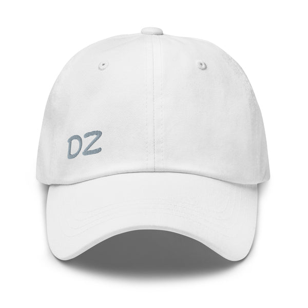 Casquette extensible unisex DZ brodé blanc