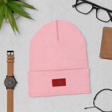 Bonnet Premium Maroc brodé Unisexe – Chaud & Confortable — vue de face