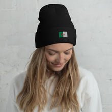 Bonnet Premium Algérie brodé Unisexe – Chaud & Confortable noir — vue de face