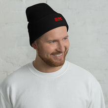 Bonnet Premium Maroc brodé Unisexe – Chaud & Confortable noir — vue de face