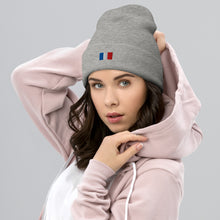 Bonnet Premium France brodé Unisexe – Chaud & Confortable — vue de face