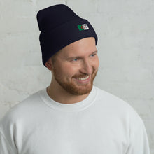 Bonnet Premium Algérie brodé Unisexe – Chaud & Confortable bleu marine — vue de face