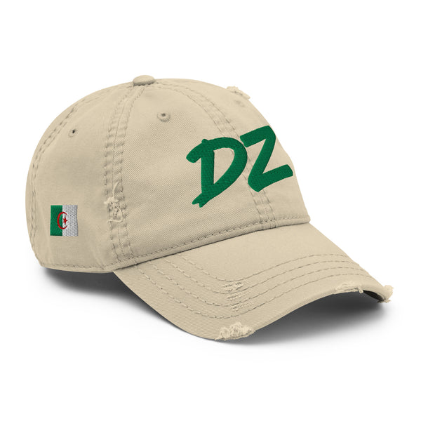 Casquette signature DZD unisex effet Usé blanc