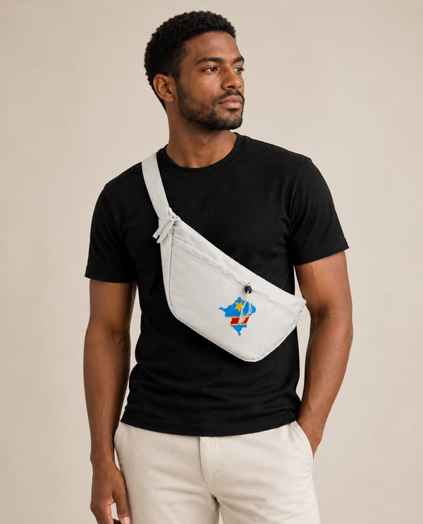 Sac à bandoulière quotidien RDC brodé