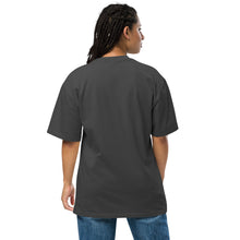 Oversized t-shirt premium Tunisie brodé unisexe – Coton noir — vue de dos