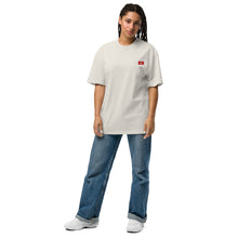 Oversized t-shirt premium Tunisie brodé unisexe – Coton — vue de face