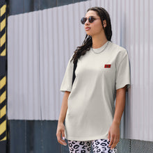 Oversized t-shirt premium Maroc brodé unisexe – Coton — vue de face