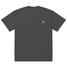 Oversized t-shirt premium Algérie brodé unisexe – Coton — vue de face