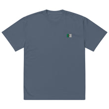 Oversized t-shirt premium Algérie brodé unisexe – Coton — vue de face