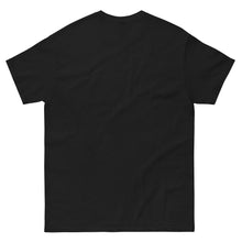 T-shirt classique unisexe drapeau brodé Algérie – Rectangulaire noir — vue de dos