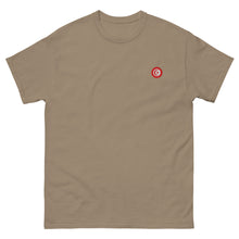 T-shirt classique unisexe drapeau brodé Tunisie – Rond — vue de face