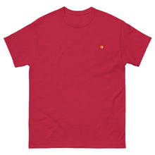 T-shirt classique unisexe drapeau brodé Tunisie – Rectangulaire — vue de face