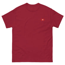 T-shirt classique unisexe drapeau brodé Tunisie – Rectangulaire — vue de face