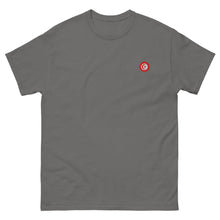 T-shirt classique unisexe drapeau brodé Tunisie – Rond — vue de face