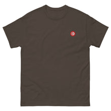 T-shirt classique unisexe drapeau brodé Tunisie – Rond — vue de face
