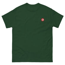 T-shirt classique unisexe drapeau brodé Tunisie – Rond — vue de face