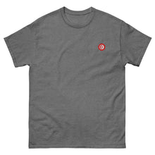 T-shirt classique unisexe drapeau brodé Tunisie – Rond — vue de face