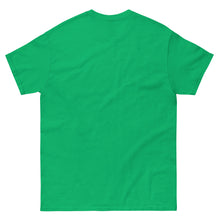 T-shirt classique unisexe drapeau brodé Algérie – Rectangulaire vert irlandais — vue de dos