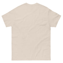 T-shirt classique unisexe drapeau brodé Maroc – Rectangulaire naturel — vue de dos