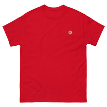 T-shirt classique unisexe drapeau brodé Tunisie – Rond — vue de face