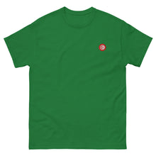 T-shirt classique unisexe drapeau brodé Tunisie – Rond — vue de face