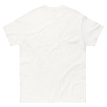 T-shirt classique unisexe drapeau brodé Maroc – Rectangulaire blanc — vue de dos