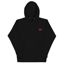 Sweat à capuche premium Maroc brodé unisexe – Coton noir — vue de face