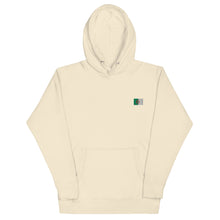 Sweat à capuche premium Algérie brodé unisexe – Coton — vue de face