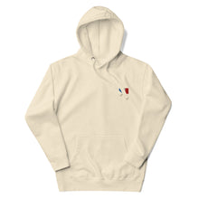 Sweat à capuche premium France brodé unisexe – Coton — vue de face