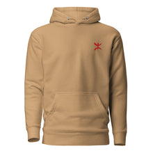 Sweat à capuche premium Berbère brodé unisexe – Coton — vue de face