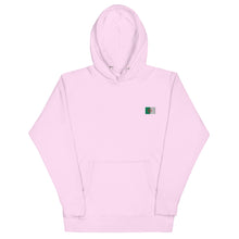 Sweat à capuche premium Algérie brodé unisexe – Coton — vue de face