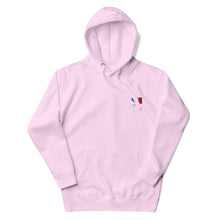 Sweat à capuche premium France brodé unisexe – Coton — vue de face