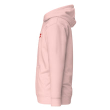 Sweat à capuche premium Berbère brodé unisexe – Coton rose clair