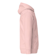 Sweat à capuche premium Berbère brodé unisexe – Coton rose clair