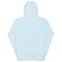 Sweat à capuche premium Algérie brodé unisexe – Coton bleu ciel — vue de dos