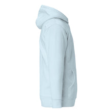 Sweat à capuche premium Berbère brodé unisexe – Coton bleu ciel