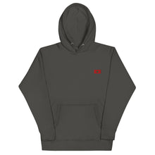 Sweat à capuche premium Maroc brodé unisexe – Coton noir — vue de face