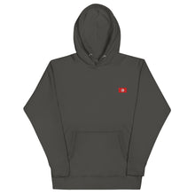 Sweat à capuche premium Tunisie brodé unisexe – Coton noir — vue de face