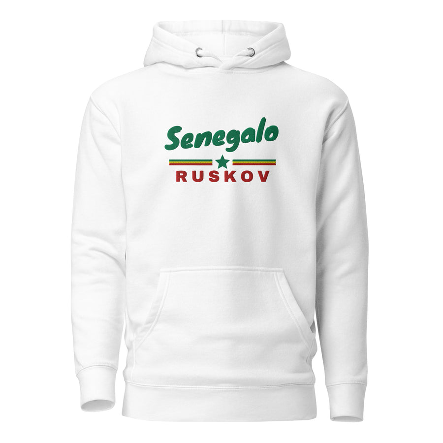 Sweat à Capuche signature Sénégalo RUSKOV brodé — Product mockup