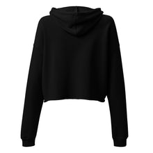 Sweat à Capuche Crop-Top signature Berbère brodé noir — vue de dos