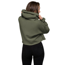Sweat à Capuche Crop-Top signature France brodé — vue de dos