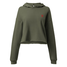 Sweat à Capuche Crop-Top signature Berbère brodé — vue de face