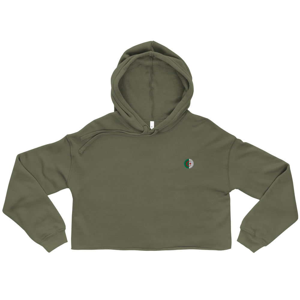 Korte hoodie Signature Algerije geborduurd