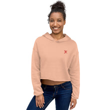 Sweat à Capuche Crop-Top signature Berbère brodé — vue de face