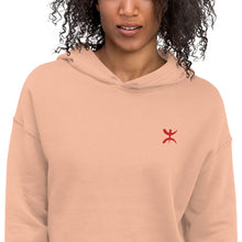 Sweat à Capuche Crop-Top signature Berbère brodé
